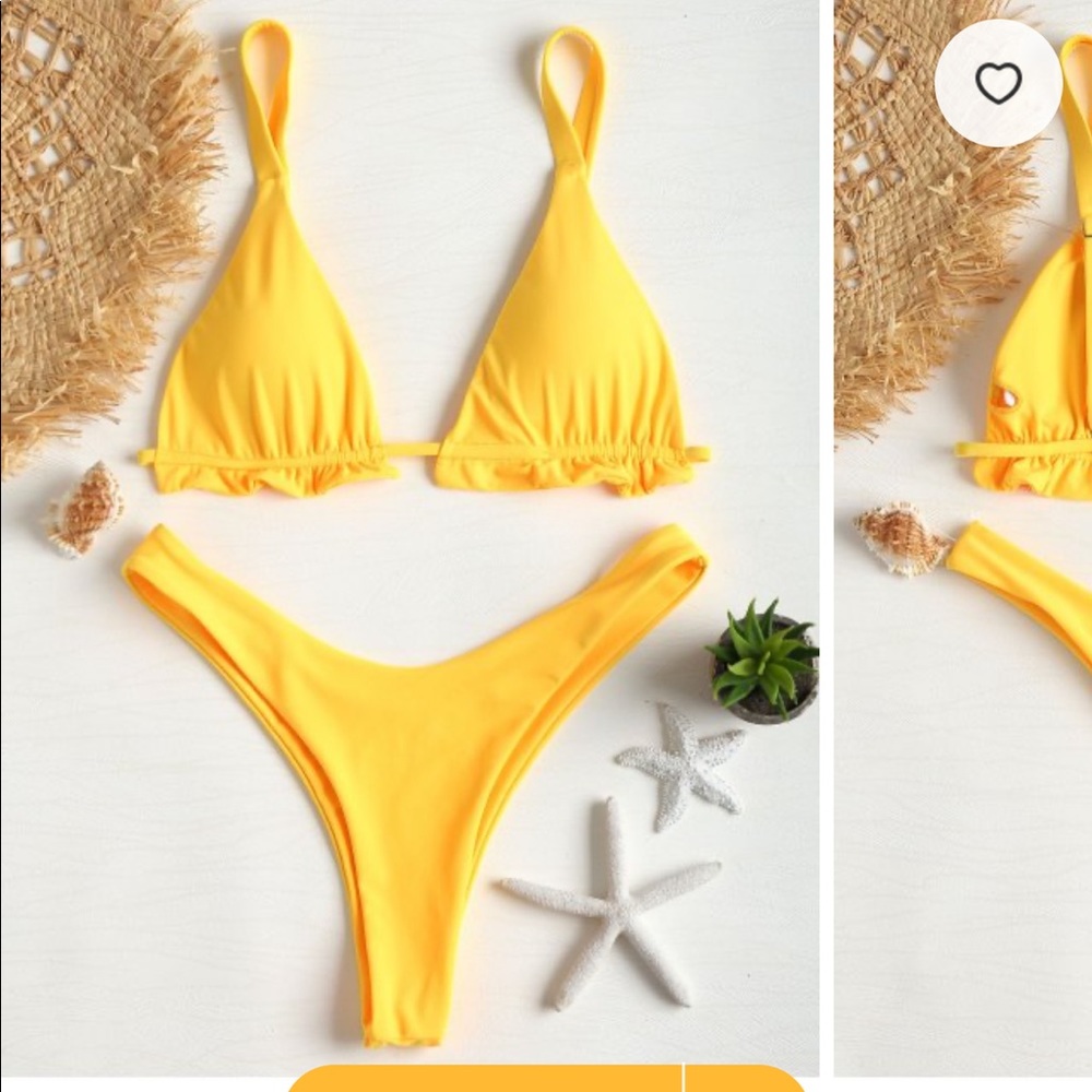 Frilled Top Bikini